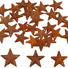 90Pcs 3 Styles Star Rust Iron Big Pendants IFIN-GF0001-13A-1