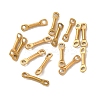 Ion Plating(IP) 304 Stainless Steel Connector Charms STAS-Q323-04A-G-1