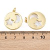 Natural Shell Pendants KK-L251-37G-2
