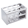 Stainless Steel Test Tube Display Rack AJEW-WH0248-726A-1
