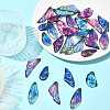 Transparent Epoxy Resin Pendants RESI-FS0002-33B-8