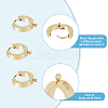 24Pcs 2 Colors 201 Stainless Steel Huggie Hoop Earrings Findings STAS-DC0015-46-5