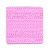 DIY Sweater Stitch Texture Food Grade Silicone Molds DIY-B034-07-1