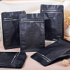 10Pcs BOPP and Aluminized PET and PE Resealable Coffee Zipper Bags with Valve ABAG-TA0001-93G-5