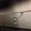 Halloween Alloy Skeleton Pendant 304 Stainless Steel Box Chain Necklaces for Men FS-WG38B8A-01-2