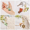 Birds Theme Alloy Enamel Pendant Decoration KEYC-YW00153-01-6