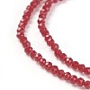 Transparent Glass Beads Strands GLAA-F094-A04-3