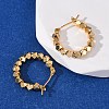 Brass Polygon Hoop Earrings EJEW-A143-08G-3