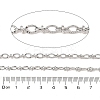 Non-Tarnish 304 Stainless Steel Oval Link Chains CHS-P018-22P-2