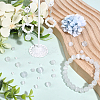 190Pcs 4 Styles Cat Eye Beads GLAA-PA0001-40B-4
