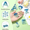 26Pcs 26 Styles Transparent Epoxy Resin Pendants CRES-YW0002-28K-3