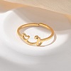 304 Stainless Steel Cuff Rings for Women RJEW-D285-01G-R-4