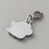 Zinc Alloy Enamel Glitter Powder Pendant Decoration HJEW-WH0001-14P-03-2