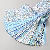 40Pcs 20 Styles Flower Pattern Cotton Fabric for Quilting and Sewing FIND-SZC0009-12D-2