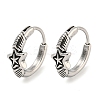 316 Surgical Stainless Steel Hoop Earrings EJEW-D096-13H-AS-1
