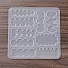 DIY Irregular Shape Cabochon Silicone Molds for Hair Clips DIY-L069-01A-2