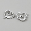 Alloy Crystal Rhinestone Pendants ALRI-WH0001-16S-2