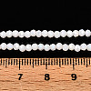 Electroplate Glass Beads Strands EGLA-A034-P1mm-B33-2