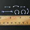 14Pcs 7 Style Acrylic Piercing Body Jewelry DIY-FS0005-41-4