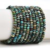 Natural HuBei Turquoise Beads Strands G-B175-A13-2x4mm-2
