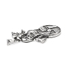 304 Stainless Steel Big Pendants STAS-G303-08AS-3