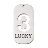 304 Stainless Steel Pendants STAS-D200-02D-P-1