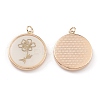 Natural Freshwater Shell Pendants BSHE-E028-07KCG-2