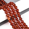 Natural Carnelian(Dyed & Heated) Beads Strands G-T139-93-1