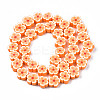 Handmade Polymer Clay Bead Strands CLAY-N011-48A-11-2