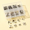 220Pcs 8 Style 304 Stainless Steel Snap on Bails STAS-FS0001-26-2