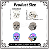 30Pcs 3 Colors Alloy European Beads FIND-PA0001-13-2