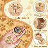 1Pc Beech Wood Engraved Pet Hair Keepsake Boxes CON-CN0001-16E-3