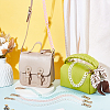 5Pcs 5 Colors Acrylic Imitation Jelly Curb Chain Link Purse Chains FIND-PH0017-48-5