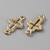 Alloy Pave Crystal Rhinestone Connector Charms FIND-WH20008-07-2