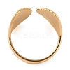Ion Plating(IP) 304 Stainless Steel Shell Shape Open Cuff Rings for Women LS-RJEW-Z057-02G-3