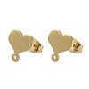 Ion Plating(IP) 304 Stainless Steel Stud Earring Findings STAS-I206-83G-1