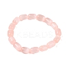 Natural Selenite Beaded Stretch Bracelets BJEW-L694-001-2