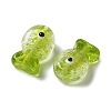 Handmade Foil Lampwork Fish Beads FOIL-Z001-01C-2