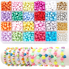 1400Pcs Acrylic & CCB Plastic & ABS Plastic DIY Jewelry Findings Kits DIY-PA0001-45-1