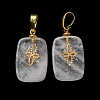 Natural Quartz Crystal Pendants G-G461-07G-07-1