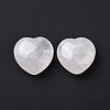 Natural Quartz Crystal Heart Love Stone G-I285-06K-3