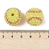 Sport Theme Opaque Acrylic Resin Beads MACR-U010-01E-2