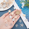 60Pcs 3 Style Brass Pendants KKC-FH0001-01-3