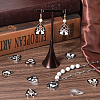 32Pcs 8 Styles Alloy Enamel Pendants ENAM-SC0005-13B-4