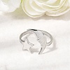 304 Stainless Steel Cuff Open Rings RJEW-H265-03P-1