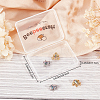 4Pcs 2 Colors Brass Micro Pave Colorful Cubic Zirconia Chrams ZIRC-BBC0001-10-7