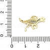 Brass Micro Pave Cubic Zirconia Pendants ZIRC-I356-10G-3