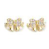 Rack Plating Brass Pave Cubic Zirconia Slide Charms KK-G464-05LG-2