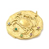 Real 18K Gold Plated PVD Vacuum Plating 304 Stainless Steel Pendants STAS-L278-003G-04-2
