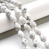 Natural Howlite Beads Strands G-B106-A26-02-2